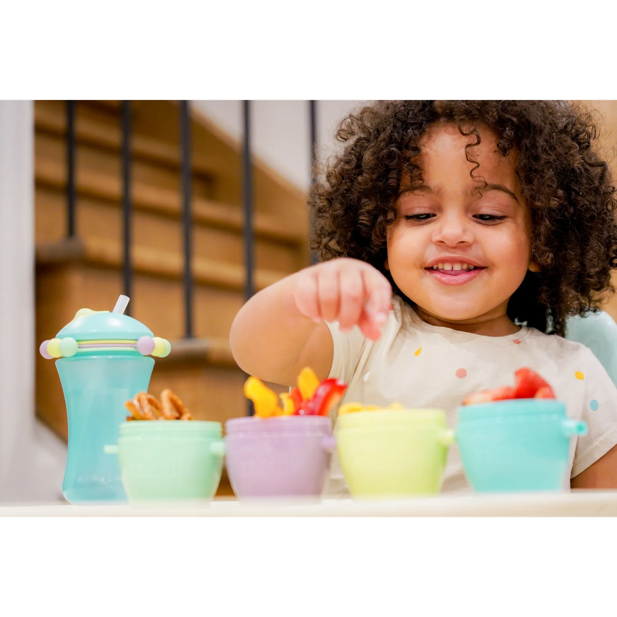 Melii Snap & Go Pods - Airtight & Leakproof Baby Food Containers - Baby Food Storage Pods for Effortless Mealtime, 2oz, set of 6    4oz, set of 4