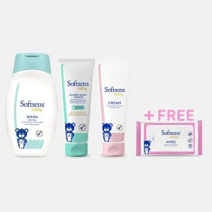 Mild & Gentle Baby Diaper   Body Care Trio