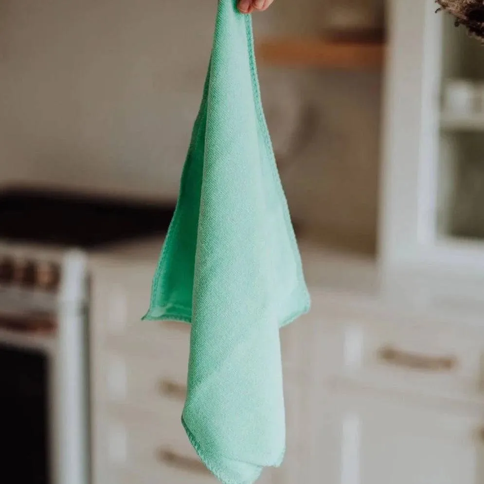 Mint Microfiber Cloths