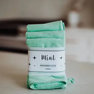 Mint Microfiber Cloths