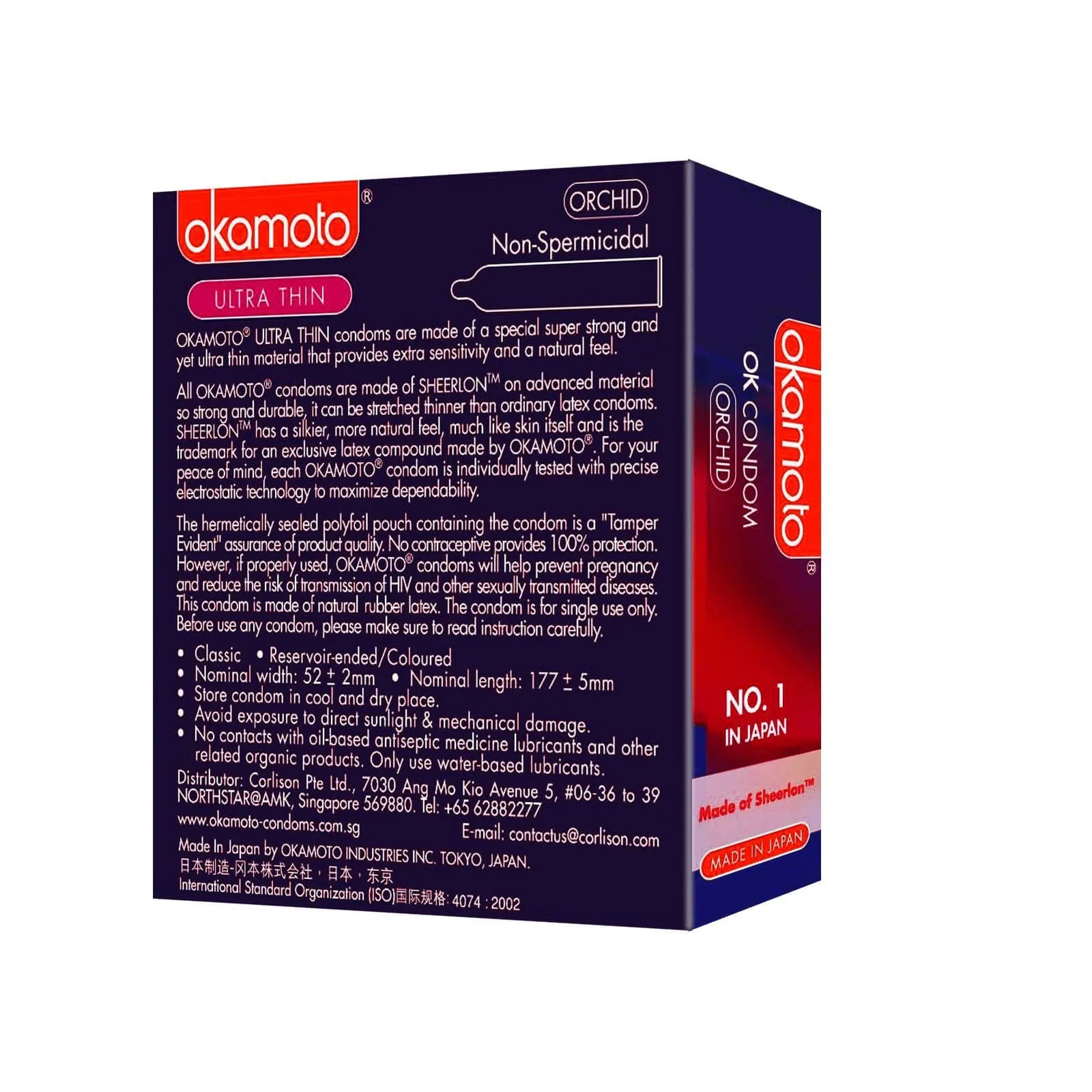 Okamoto - Orchid Ultra Thin Condoms