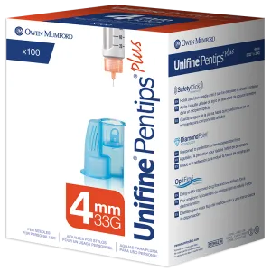 Owen Mumford Unifine Pentips PLUS 4mm x 33g - BX 100