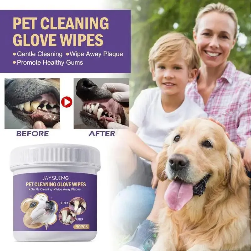 Pet Dental Wipes - Gentle Dental Care