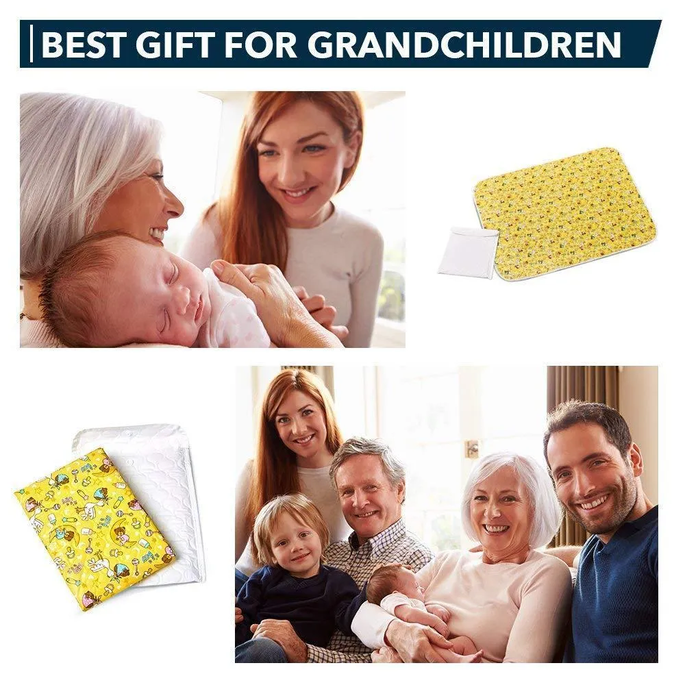 Portable Changing Pad for Home & Travel Waterproof Reusable Extra Large Size
