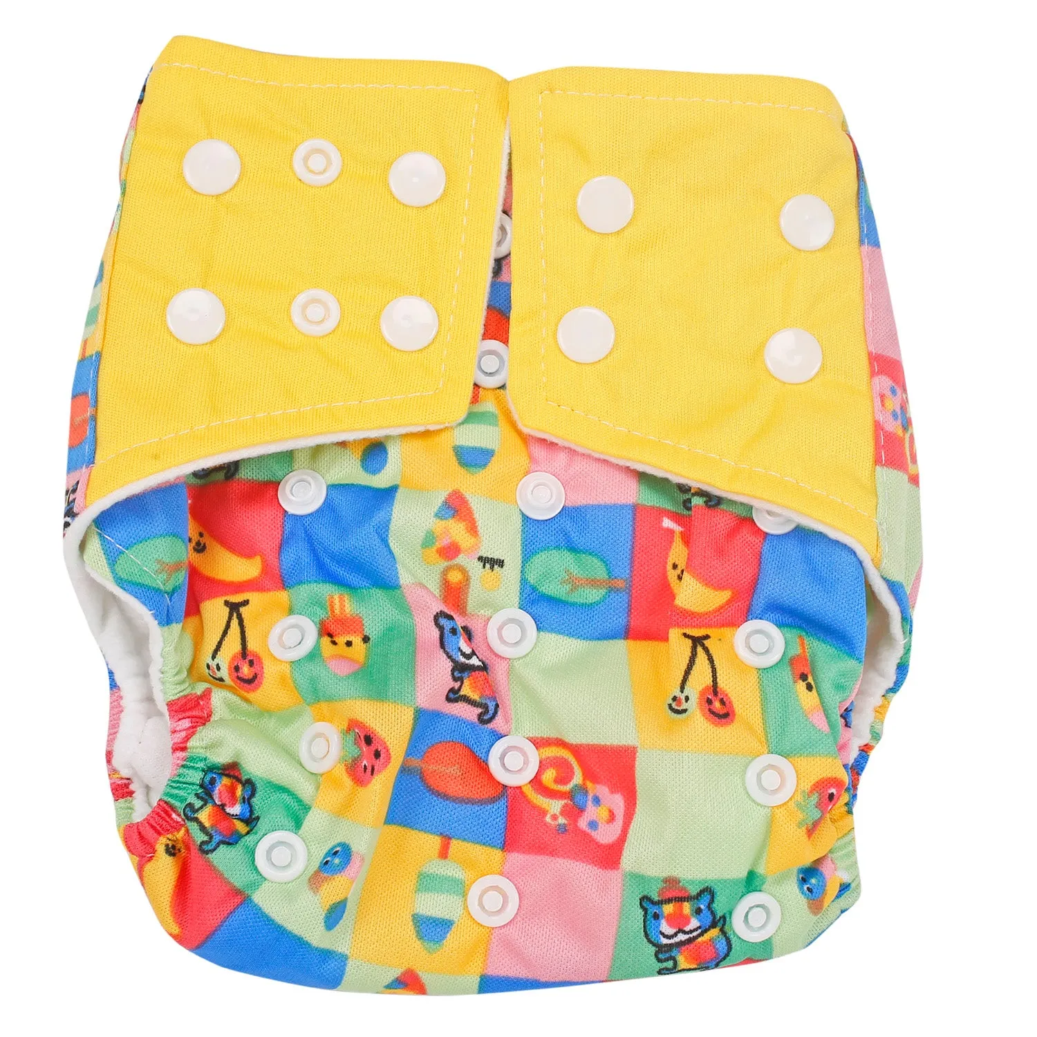 Printed Multicolour Reusable Diaper