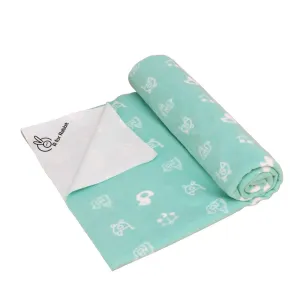 R for Rabbit  Dry Nap L- Green