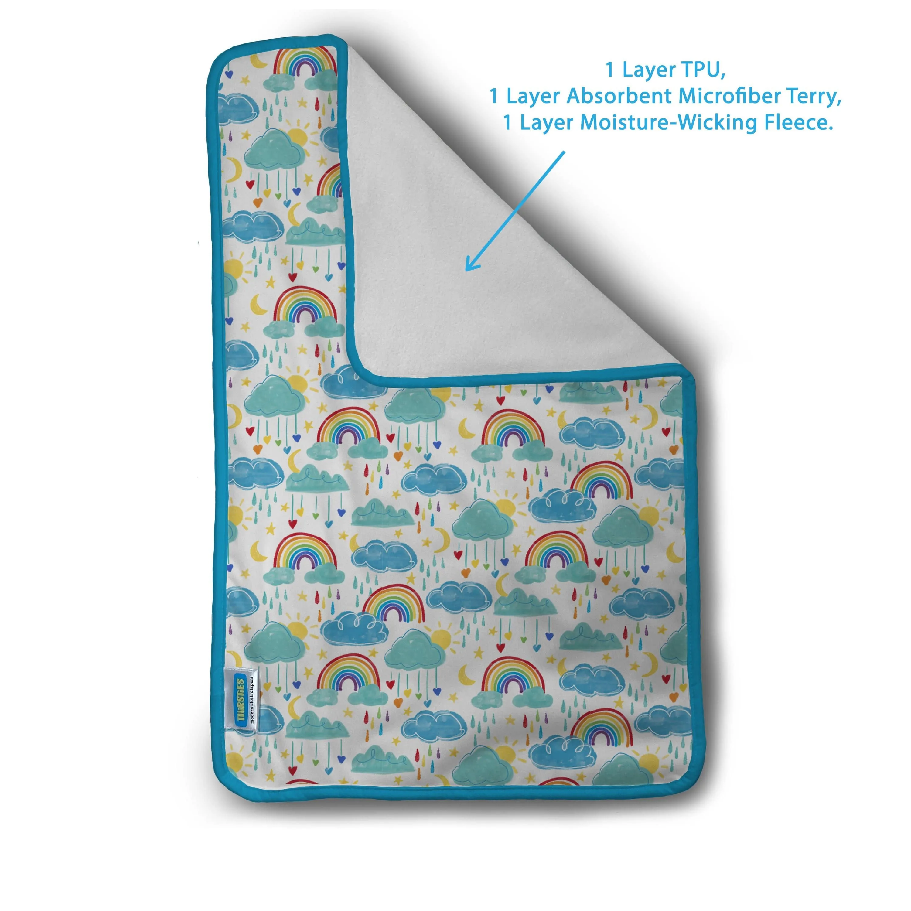 Rainbow Changing Pad
