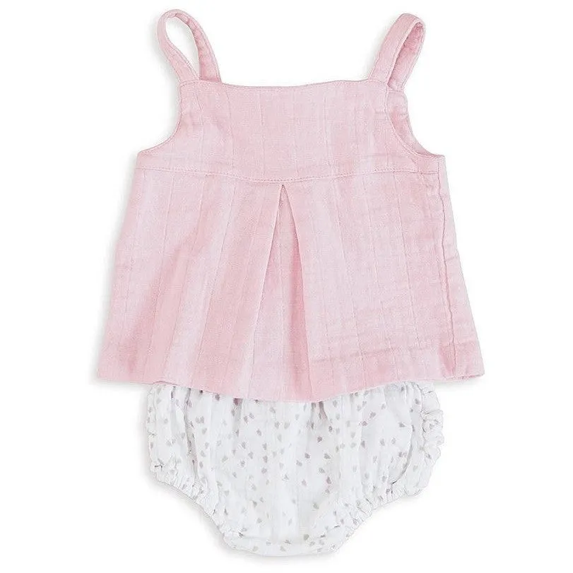 Ruffle Bloomer - Lovely Mini Hearts