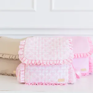 Ruffled Nylon Diaper Bag