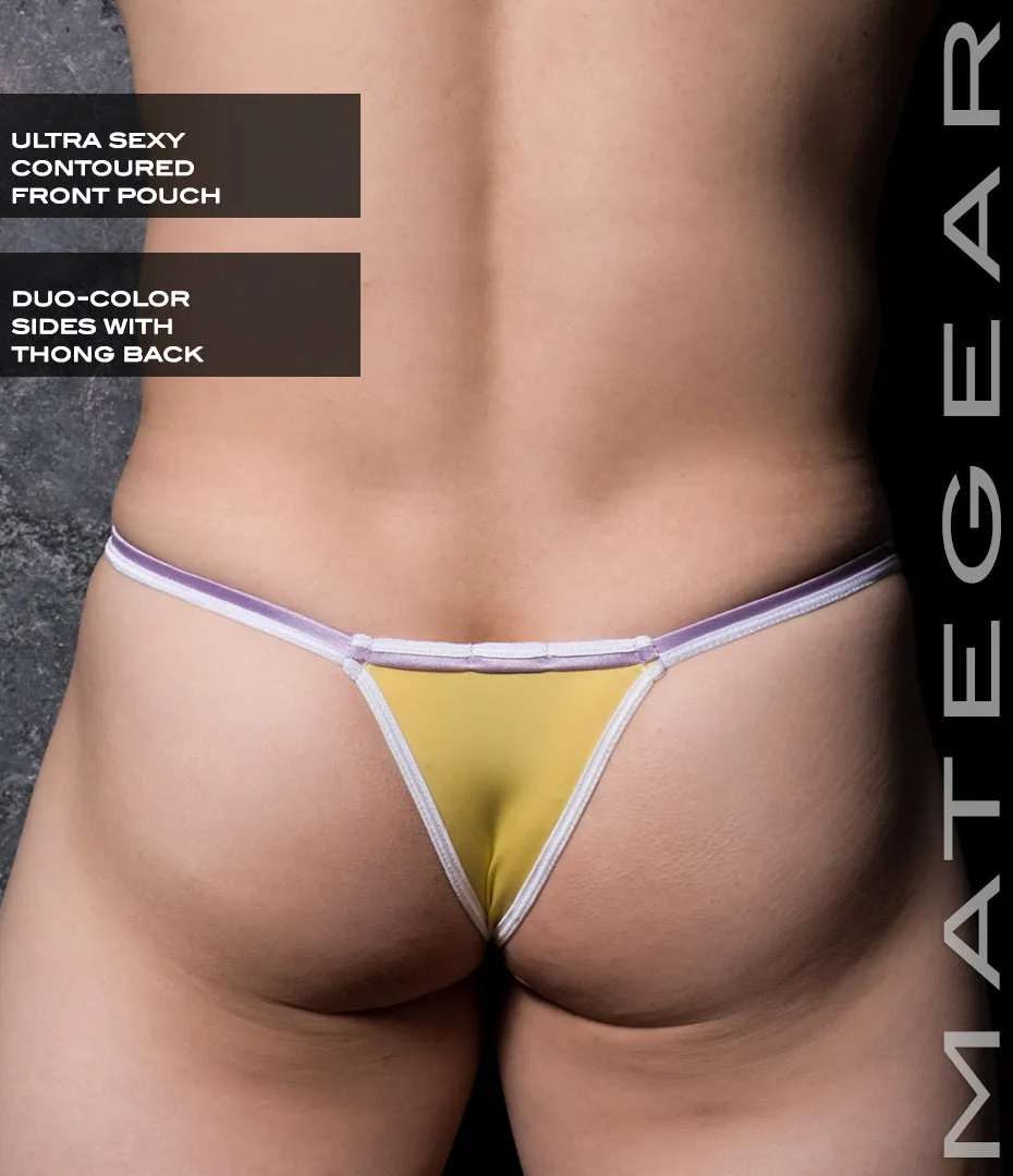 Sexy Men's Swimwear Ultra Swim Pouch Thong - Man Joon (Tapered Sides / V-Front)