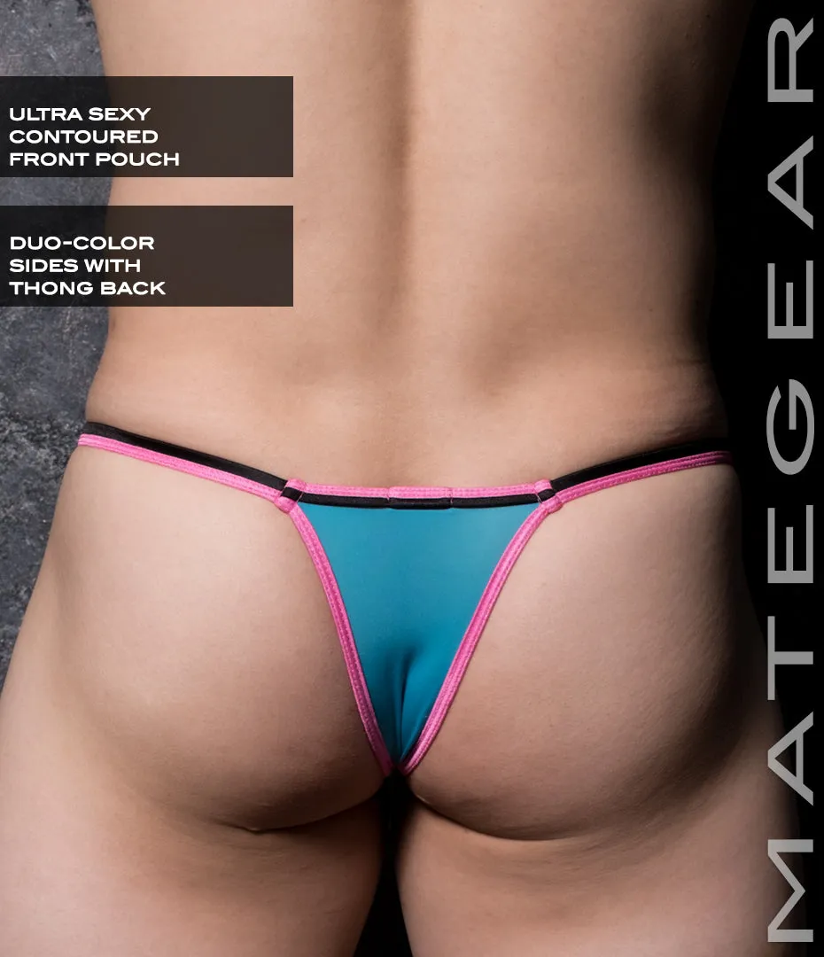 Sexy Men's Swimwear Ultra Swim Pouch Thong - Man Joon (Tapered Sides / V-Front)