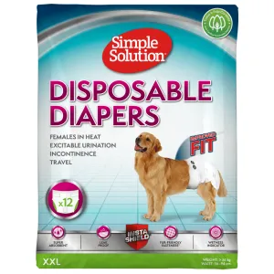 Simple Solution Disposable Diaper for Female Dogs (46x58cm)