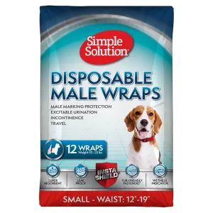 Simple Solution Disposable Male Dog Wraps