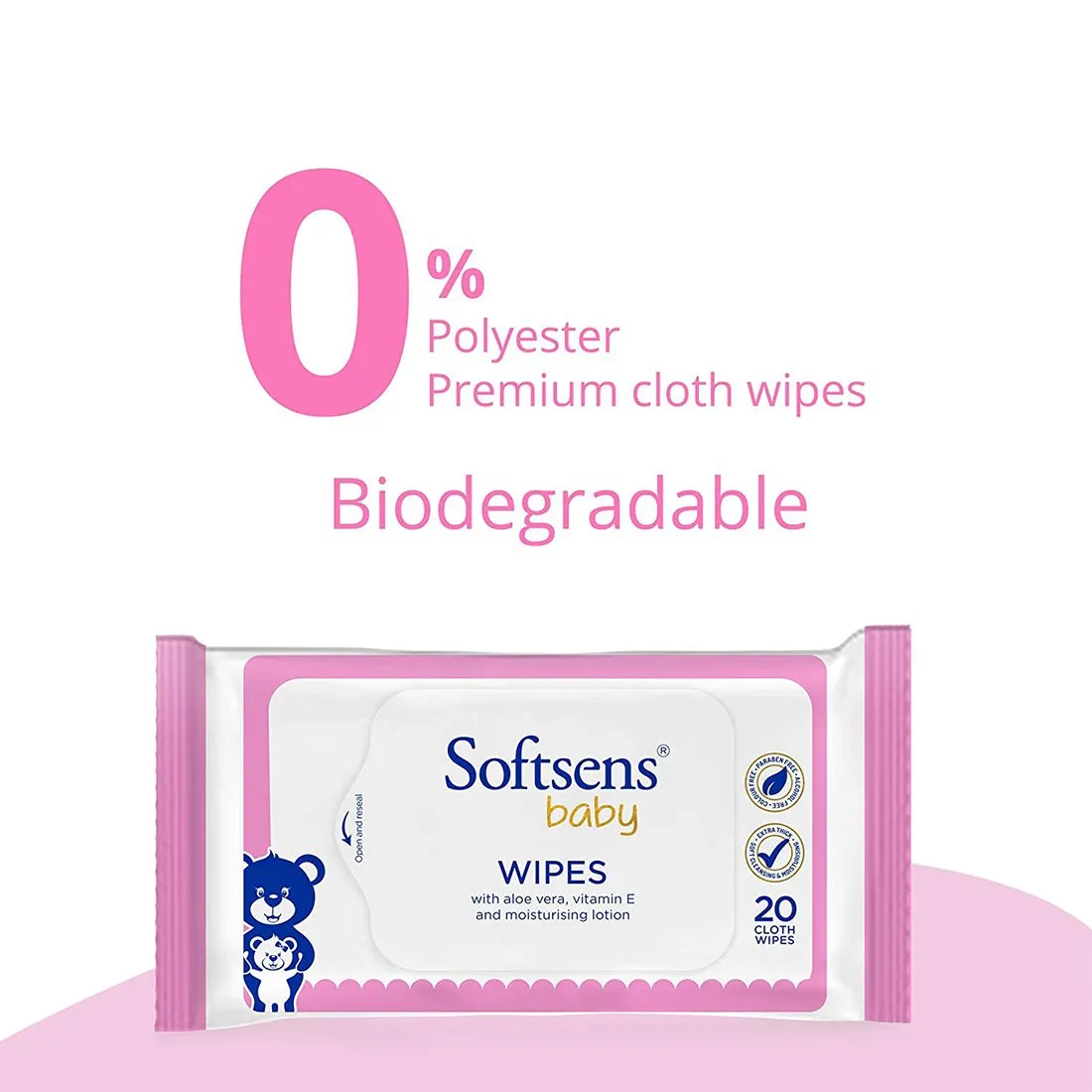 Skin Care Wet Wipes (20 Pcs) Pack of 12