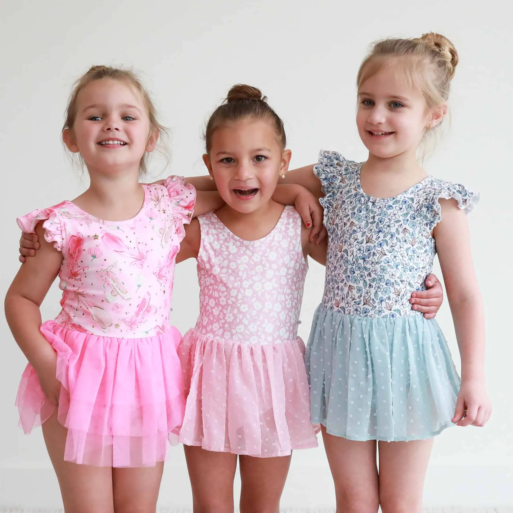 Sleeveless Swiss Dot Leotard | Tiny Blooms