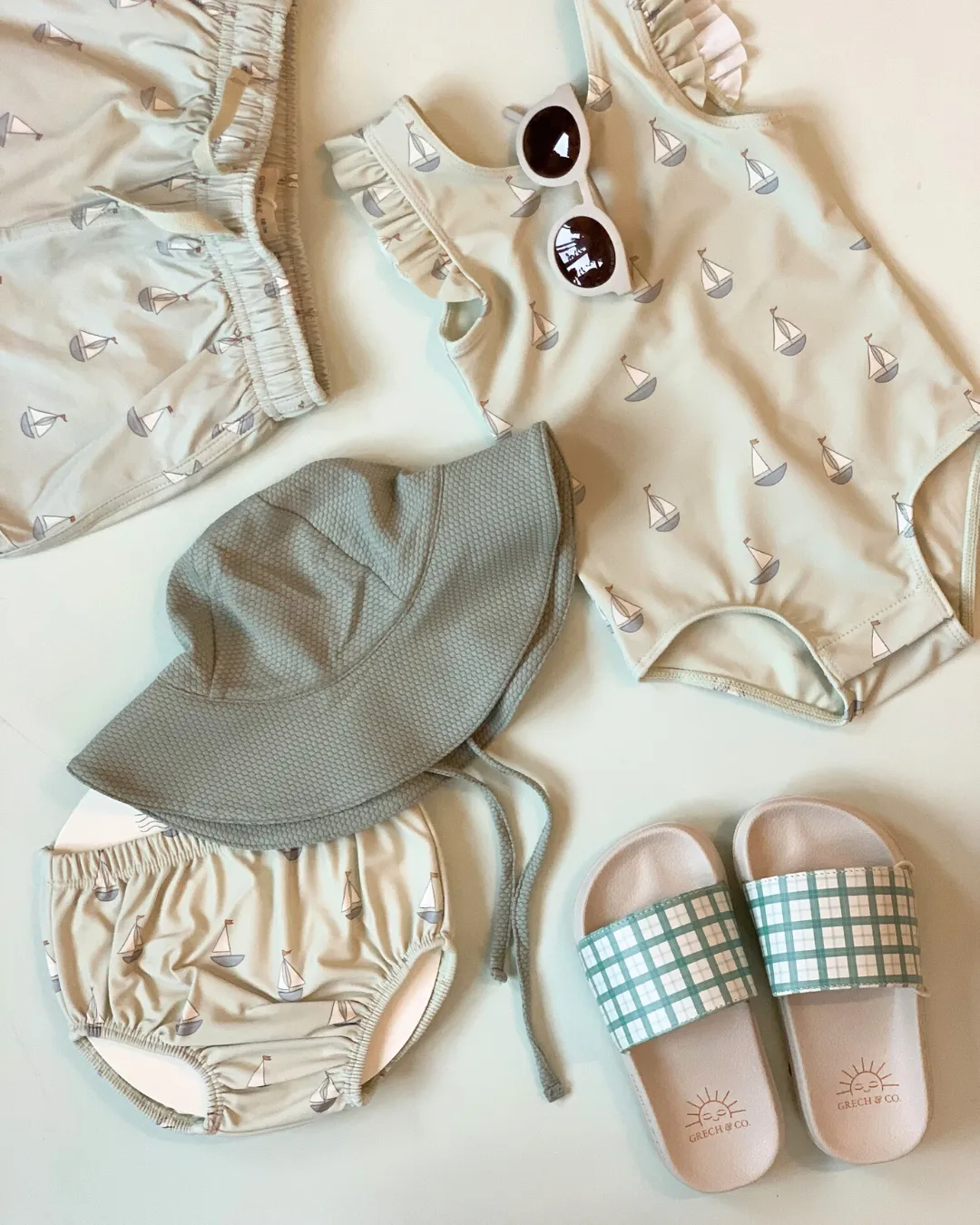 Swim Diaper, Sailboats