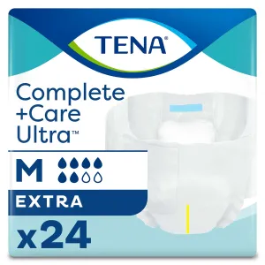 TENA Complete  Care Ultra Incontinence Brief 32"- 44", Moderate Absorbency, Unisex, Medium