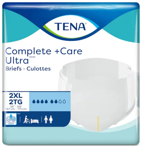 TENA Complete  Care Ultra™ Unisex Incontinence Briefs, 2XL