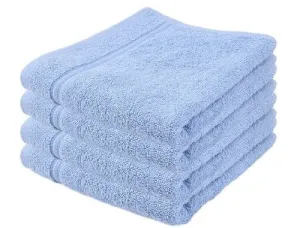 Toro Blu Large Size Bath Towel 500 GSM for Men & Women,140x70cm (LIGHT BLUE)