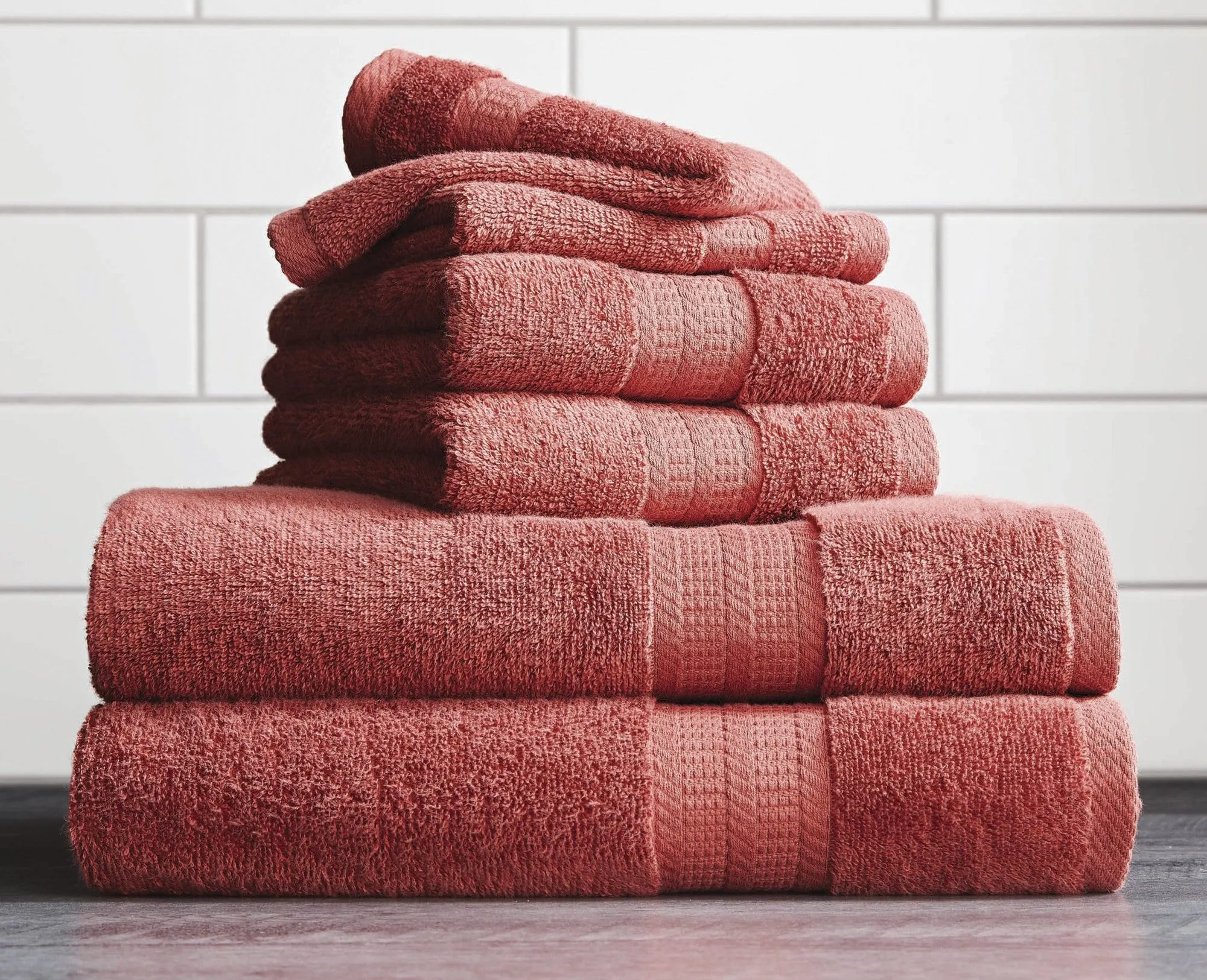 Toro Blu Large Size Face Towel 500 GSM for Men & Women,140x70cm (DRK PEACH)