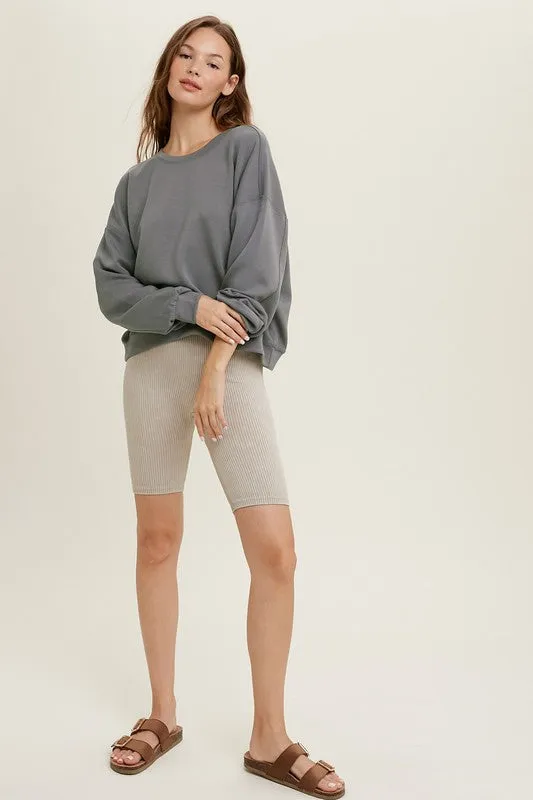Ultra soft relaxed sweatshirt