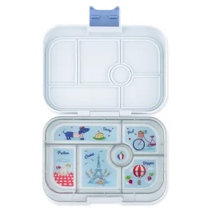 Yumbox Original 6 Lunch Box - Hazy Grey