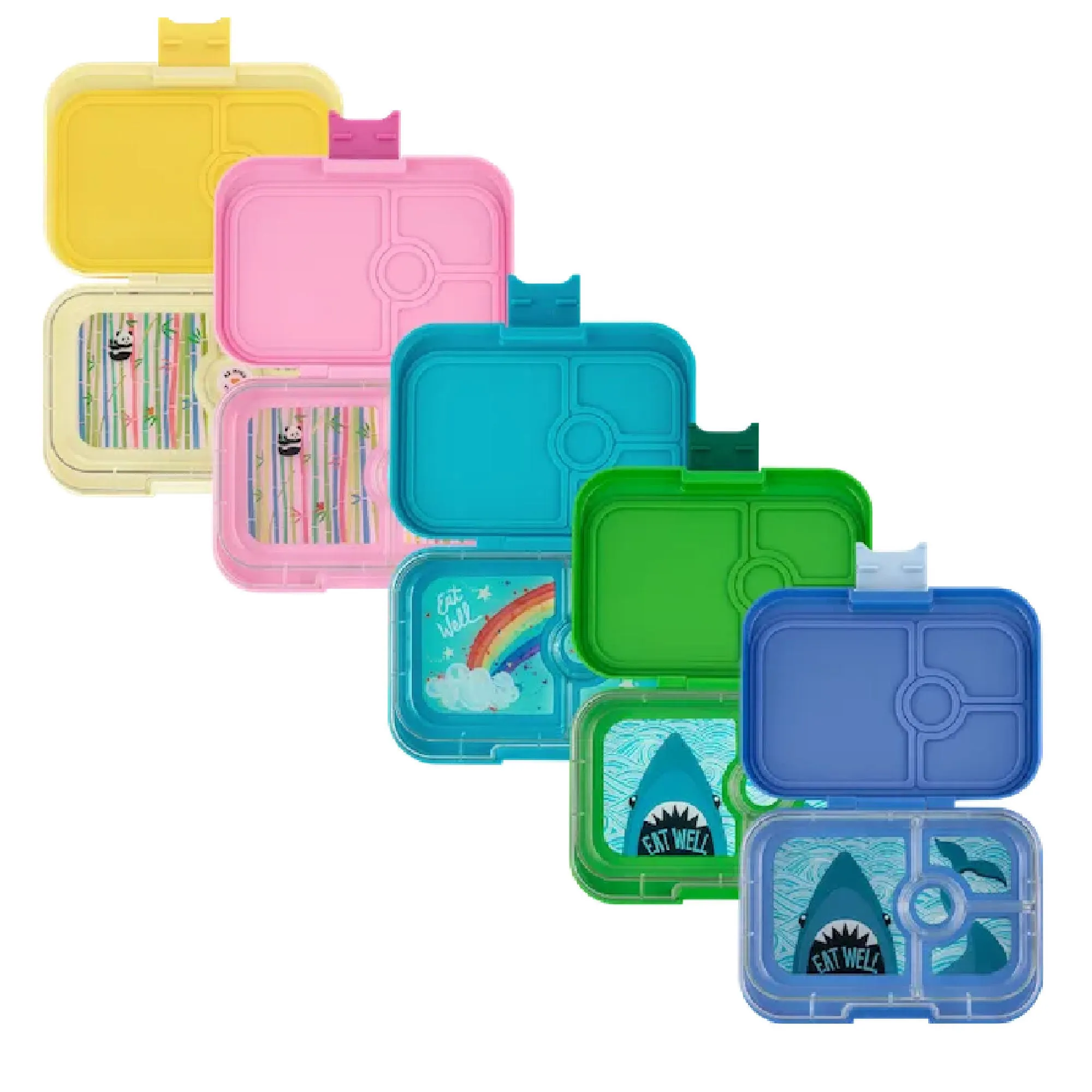 Yumbox Panino 4 Lunch Box - Power Pink Panda